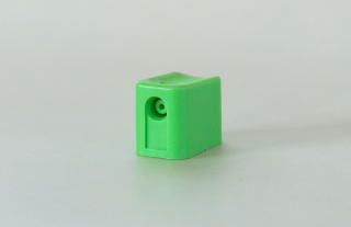 緑プラスチックボタン